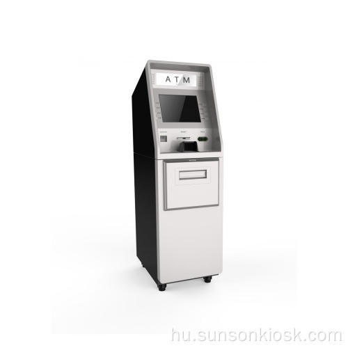 Önkiszolgáló kiszállási kioszk gép ATM